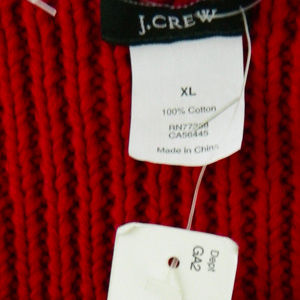 J. Crew Sweaters - New J CREW Ripplestich SWEATER XL 14 16 Red Stripe J. Crew Sweaters - New J CREW Ripplestich SWEATER XL 14 16 Red Stripe